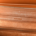 Supple Shiny Lambskin Little New Luggage Soft Tan