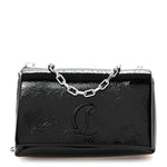 Naplak Patent Calfskin Monochrome Loubi54 Shoulder Bag Zaffiro