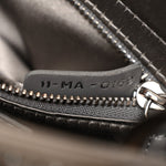 Satin Crystal Cannage Mini Lady Dior Gray