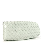 Patent Calfskin Intrecciato Teen Pouch Glacier