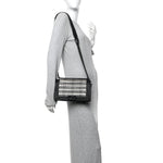 PVC Thread Woven Medium Boy Flap Black