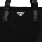 Tessuto Nylon Mini Shopping Tote Black