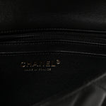 Lambskin Quilted Mini Rectangular Flap Black