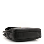 Lambskin CC Flap Shopping Tote Black