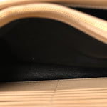 Grain De Poudre Matelasse Chevron Monogram Chain Wallet Nude Powder