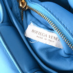 Lambskin Maxi Intreccio Padded Chain Cassette Crossbody Bag Swimming Pool
