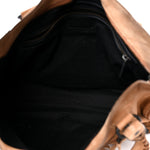 Waxed Suede Calfskin Classic Hardware Medium Le City Camel