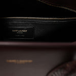 Calfskin Snakeskin Small Sac De Jour Burgundy