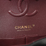 Caviar Quilted Small Double Flap Black