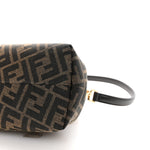 Shiny Nappa Fabric Jacquard FF 1974 Midi Fendi Tobacco Moro Ebano
