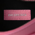Patent Faux Leather Le Cagole Shoulder Bag XS Sweet Pink