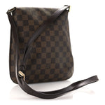 Damier Ebene Musette Salsa Long Strap