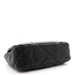 Lambskin Quilted Medium Chanel 19 Flap Black
