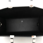Vitello King Plexiglass Medium Fendi Sunshine Shopper Tote Black White