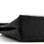 Caviar Quilted Jumbo Kelly Flap Black