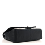 Lambskin Quilted Large Coco Rider Flap Black