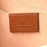 New Denim GG Monogram Dollar Calfskin Mini Ophidia Shoulder Bag Blue Tea Cuir Epilog