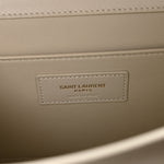 Smooth Calfskin Manhattan Shoulder Bag Crema Soft