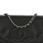 Caviar Half Moon Wallet On Chain WOC Black