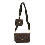 Monogram Felicie Strap & Go Kaki