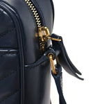 Calfskin Matelasse Monogram Lou Camera Bag Deep Marine