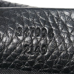 Pebbled Calfskin Small Soho Disco Bag Black