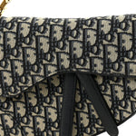 Oblique Saddle Bag Blue