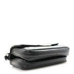 Shiny Nappa Trapuntata Micro Double Baguette Black