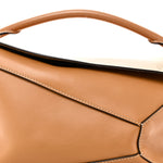 Calfskin Large Puzzle Bag Warm Desert