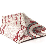 Canvas Embroidered Medium Dioramour D-Royaume Book Tote Red Multicolor