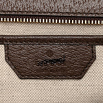 GG Supreme Monogram Studded Calfskin Centum Medium Bamboo 1947 Top Handle Bag Beige Ebony Multicolor