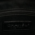 Canvas Deauville Drawstring Bucket Bag Black