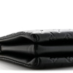 Lambskin Embossed Monogram Coussin PM Black
