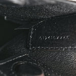 Grained Calfskin Small Spin Tote Black