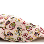Canvas Coco Hearts Shoulder Bag Pink