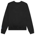 Abc Camo Patch Loose Fit Crewneck - Black