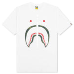 Color Camo Shark Tee - White/Green