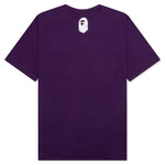 A Bathing Ape Logo Tee - Purple