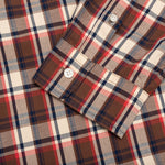 Mini Bape Check Loose Fit Shirt - Red