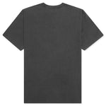 Pigment Dyed College Relaxed Fit Tee - Black