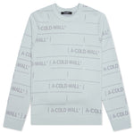 Chain Jacquard Knit - Ice Grey