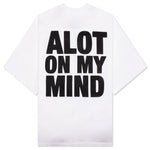A Lot on My Mind Oversized Tee - White