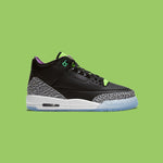 Air Jordan 3 Retro SE (GS) 'Electric Green' - Black/Violet Shock