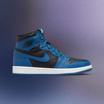 Air Jordan 1 Retro High OG "Marina Blue" - Dark Marina Blue/Black