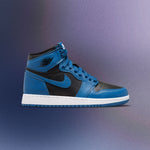 Air Jordan 1 Retro High OG (GS) "Marina Blue" - Dark Marina Blue/Black