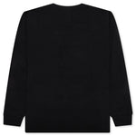 Abc Camo Japanese Letters L/S Tee - Black/Pink