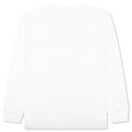 Abc Camo Japanese Letters L/S Tee - White/Green