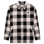 Check Padded Overshirt - Black/White