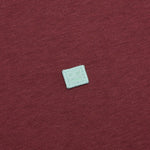 Crew Neck T-Shirt - Wine Red