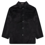 Double Face Shirt Jacket - Black